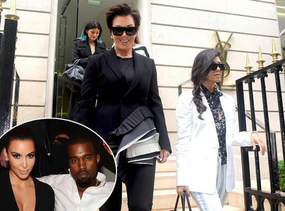 Kris Jenner, Kourtney Kardashian, Kylie Jenner, Kanye West Kris Jenner, Kourtney Kardashian, Kylie Jenner, Kanye West